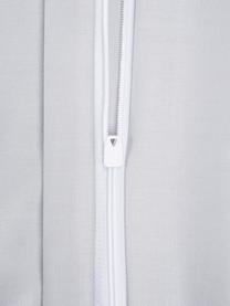 Pościel z satyny bawełnianej Birk, Jasny szary, 200 x 200 cm