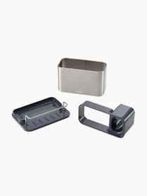 Abtropfbehälter Surface, Kunststoff, Edelstahl, Silberfarben, B 18 x H 13 cm