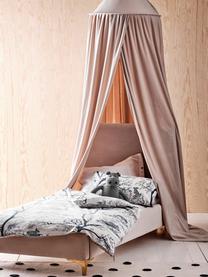 Tendina letto Savannah, 100% poliestere, Beige, Ø 55 x Alt. 240 cm