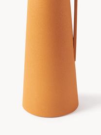 Handgefertigte Deko-Vasen Roman, 4er-Set, Eisen, pulverbeschichtet, Orange, Rostrot, Altrosa, Hellbeige, Set mit verschiedenen Größen