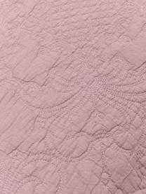 Vyšívaný bavlněný povlak na polštář Madlon, 100 % bavlna, Fialová, Š 45 cm, D 45 cm