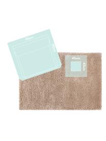 Tapis shaggy doux à poils longs marron Venice, Brun