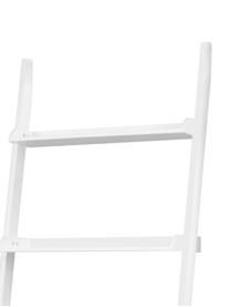 Libreria a scala bianca Wally, Pannello di fibra a media densità (MDF) verniciato, Bianco, Larg. 67 x Alt. 189 cm