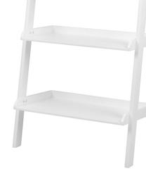 Estantería escalera Wally, Tablero de fibras de densidad media (MDF) pintado, Blanco, An 67 x Al 189 cm