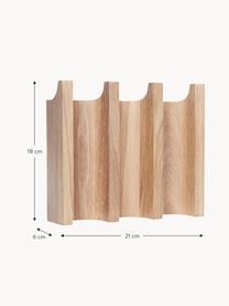 Perchero de pared de roble Column, Madera de roble, Roble, An 21 x Al 18 cm