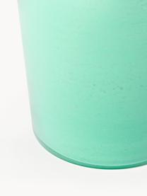 Vase en verre soufflé bouche Inaya, Verre, soufflé bouche, Vert turquoise, Ø 29 x haut. 31 cm