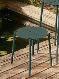 Tabouret de jardin de métal Novo, Acier, enduit, Vert foncé, Ø 24 cm