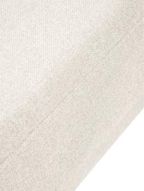 Schlafsofa Luna (3-Sitzer) mit Matratze, Bezug: 100% Polyester, Oeko-Tex , Gestell: Massives Buchenholz, Schi, Füße: Metall, galvanisiert, Webstoff Cremeweiß, B 270 x T 184 cm, Eckteil rechts