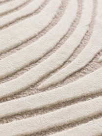 Tapis en laine tufté à la main Tess, 100 % laine

Les tapis en laine peuvent perdre des fibres lors des premières semaines et des peluches peuvent se former, ce phénomène est naturel et diminue à mesure de votre usage et du temps, Beige clair, taupe, larg. 120 x long. 170 cm (taille S)