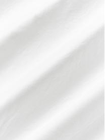 Housse de couette en percale de coton Madeline, Blanc, larg. 200 x long. 200 cm
