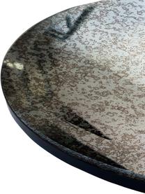 Espejo de pared envejecido sin marco Oxidized, Reverso: tablero de fibras de dens, Espejo: cristal, Gris, Ø 60 x F 3 cm