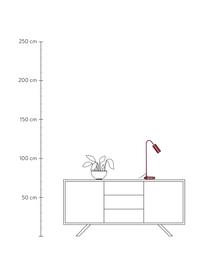 Grande lampe de table Curve, Pourpre, larg. 23 x haut. 51 cm