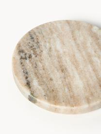 Marmeren onderzetter Callum, set van 4, Marmer, Meerkleurig, gemarmerd, Ø 10 x H 1 cm
