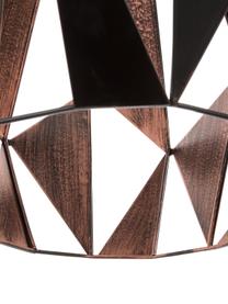 Lampada a sospensione stile nordico Carlton, Acciaio verniciato, Nero, rame, Ø 39 x Alt. 42 cm