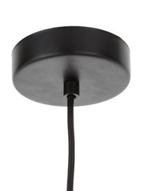 Scandi hanglamp Carlton, Gelakt staal, Zwart, koperkleurig, Ø 39 x H 42 cm