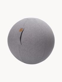 Sitzball Felt mit Tragegriff, Bezug: Polyester (Filzimitat), Webstoff Hellgrau, Ø 65 cm