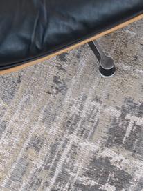 Designteppich Streaks, Flor: 85% Baumwolle, 15% hochgl, Grautöne, B 80 x L 150 cm (Größe XS)