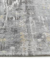 Designteppich Streaks, Flor: 85% Baumwolle, 15% hochgl, Grautöne, B 80 x L 150 cm (Größe XS)