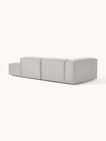 Modulaire chaise longue Lennon, Bekleding: 100% polyester De slijtva, Frame: massief grenenhout, multi, Poten: kunststof Dit product is , Geweven stof grijs, B 269 x D 119 cm, armleuning links