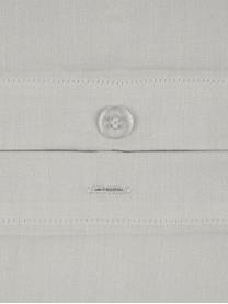 Taie d'oreiller 50x70 satin de coton Comfort, 2 pièces, Gris clair, larg. 50 x long. 70 cm