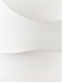 Deckenleuchte Pearl in Seiden-Optik, Lampenschirm: Kunststoff in Seiden-Opti, Baldachin: Metall, pulverbeschichtet, Weiss, matt, B 50 x H 30 cm