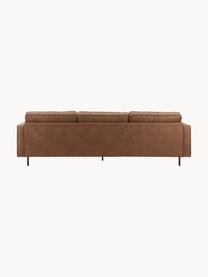 Sofa Hunter (3-Sitzer) aus recyceltem Leder, Bezug: Recyceltes Leder (70% Led, Gestell: Massives Kiefernholz, hoc, Leder Braun, B 264 x T 90 cm