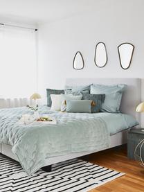 Lit Boxspring gris clair Eliza, Gris clair