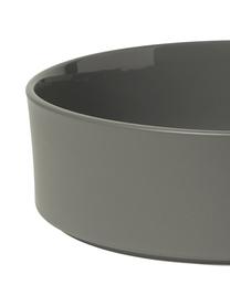 Centrotavola grigio scuro opaco/lucido Pilar, Ø27 cm, Ceramica, Grigio scuro, Ø 27 cm