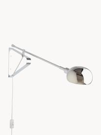 Velké nástěnné svítidlo Lincon, Stříbrná, H 80 cm, V 21 cm