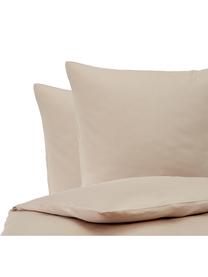 Baumwollsatin-Bettwäsche Comfort in Beige, Webart: Satin Fadendichte 250 TC,, Taupe, 200 x 200 cm + 2 Kissen 80 x 80 cm