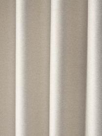 Rideaux obscurcissants avec ruflette multiple Asher, 2 pièces, 100 % polyester

Le matériau est certifié STANDARD 100 OEKO-TEX®, 21.HCN.84377, Hohenstein HTTI, Beige clair, larg. 140 x long. 260 cm