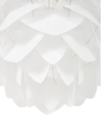 Set lampada a sospensione Silvia, Paralume: polipropilene, Baldacchino: plastica, Bianco, Ø 50 x Alt. 41 cm