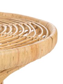 Tavolino da salotto boho in rattan Marvel, Rattan, finitura naturale, Rattan, finitura naturale, Ø 80 x Alt. 47 cm