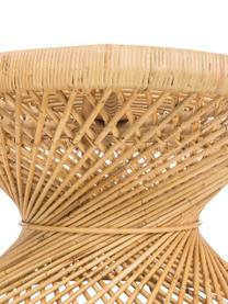 Rattan-Couchtisch Marvel im Boho Style, Rattan, naturbelassen, Rattan, naturbelassen, Ø 80 x H 47 cm