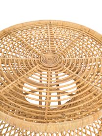 Tavolino da salotto boho in rattan Marvel, Rattan, finitura naturale, Rattan, finitura naturale, Ø 80 x Alt. 47 cm