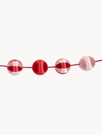 Ghirlanda Candy Cane, 200 cm, Fibra sintetica, Rosso, rosa chiaro, Lung. 200 x Alt. 6 cm