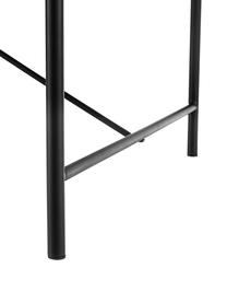 Mesa de comedor Mica, 140 x 90 cm, Tablero: fibras de densidad media , Estructura: metal con pintura en polv, Negro, An 140 x F 90 cm