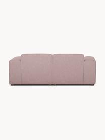 Ecksofa Melva (3-Sitzer), Bezug: 100% Polyester Der hochwe, Gestell: Massives Kiefernholz, Spa, Webstoff Hellrosa, B 239 x T 143 cm, Eckteil links