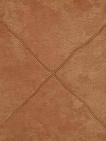 Povlak na polštář v koženém vzhledu s plyšovou kožešinou Tahoe, 100 % polyester, Světle hnědá, Š 50 cm, D 50 cm