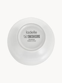 Set ciotole per aperitivo in gres Glitz 4 pz, Gres, Bianco, dorato, Ø 11 x Alt. 6 cm