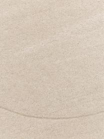 Alfombra artesanal de lana con forma orgánica Kadey, Parte superior: 100% lana con certificado, Reverso: 100% algodón Las alfombra, Beige claro, An 150 x L 230 cm (Tamaño M)