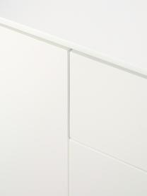 Sideboard Elyn, Korpus: Mitteldichte Holzfaserpla, Fußgestell: Metall, pulverbeschichtet, Weiß, matt, B 200 x H 75 cm