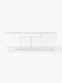 Enfilade en bois Elona, Blanc, larg. 200 x haut. 75 cm