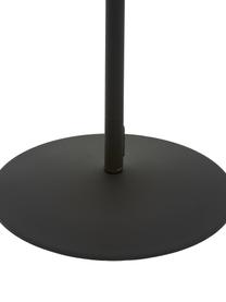 Lampada da terra con paralume in vetr cromato Drop, Paralume: vetro cromato, Base della lampada: metallo verniciato, Argento, nero, Ø 36 x Alt. 164 cm