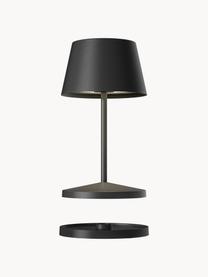 Lampada da esterno portatile a LED con luce regolabile Seoul, Lampada: alluminio rivestito, Nero opaco, Ø 11 x Alt. 20 cm