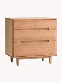 Holz-Wickelkommode Pure mit Schubladen, Eichenholz, Mitteldichte Holzfaserplatte (MDF), Eichenholz, B 87 x H 85 cm