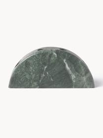 Bougeoir en marbre Como, Marbre, Vert, marbré, larg. 28 x haut. 12 cm