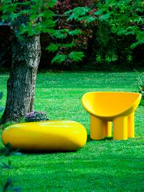 Fauteuil lounge en plastique Roly Poly, Plastique, Jaune soleil, larg. 84 x prof. 57 cm