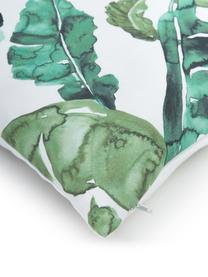 Poszewka na poduszkę Shade, 100% bawełna, Zielony, biały, S 45 x D 45 cm