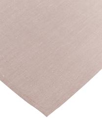 Servilletas de lino Heddie, 2 uds., 100% lino, Rosa, An 45 x L 45 cm